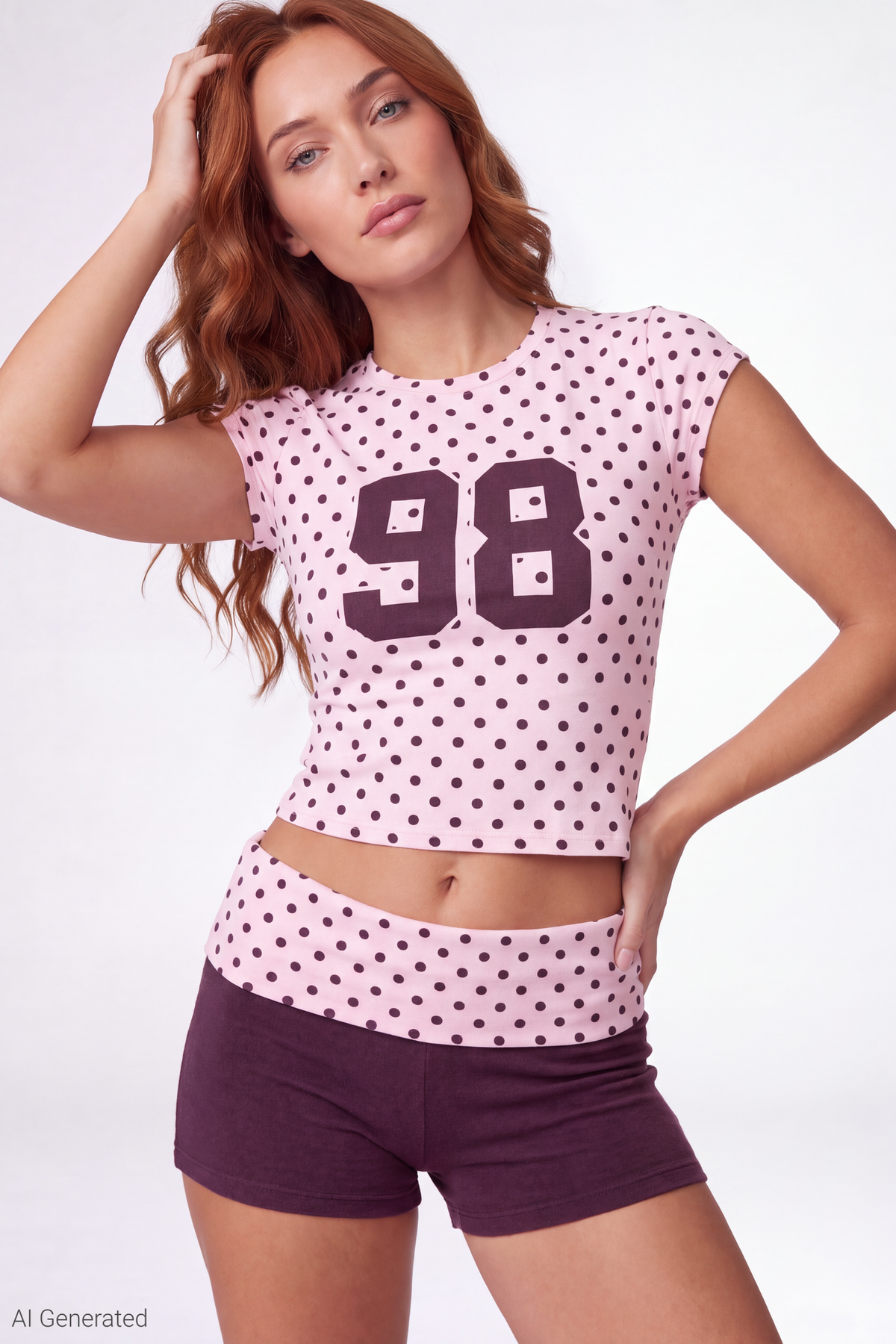 Graphic Baby Tee - Pink
