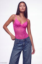 Lace V-Neck Bodysuit