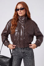 Faux Leather Jacket