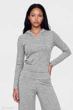 Contrast Trim Hoodie