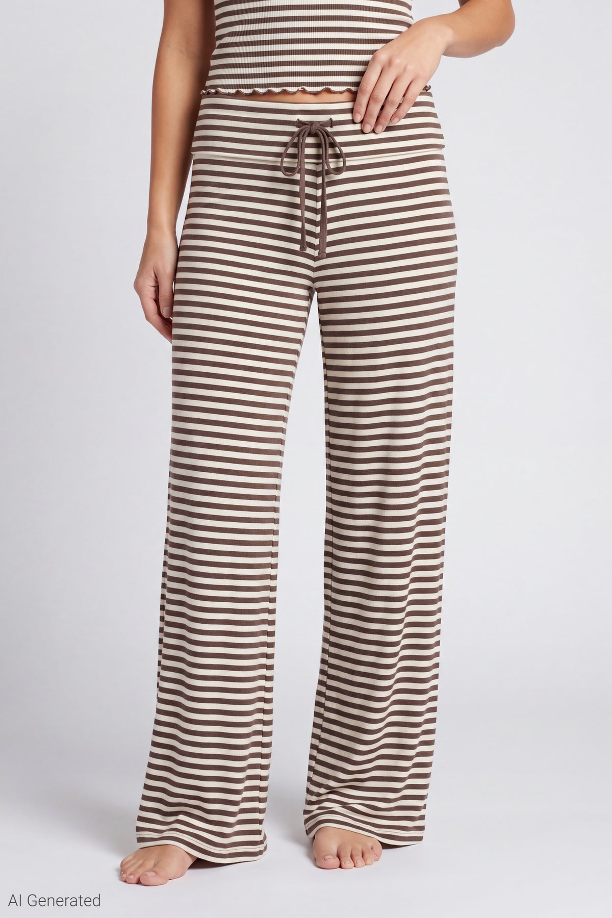 Alt View 3. Lounge Pant - Ivory