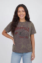 Washed Graphic Boyfriend T-Shirt