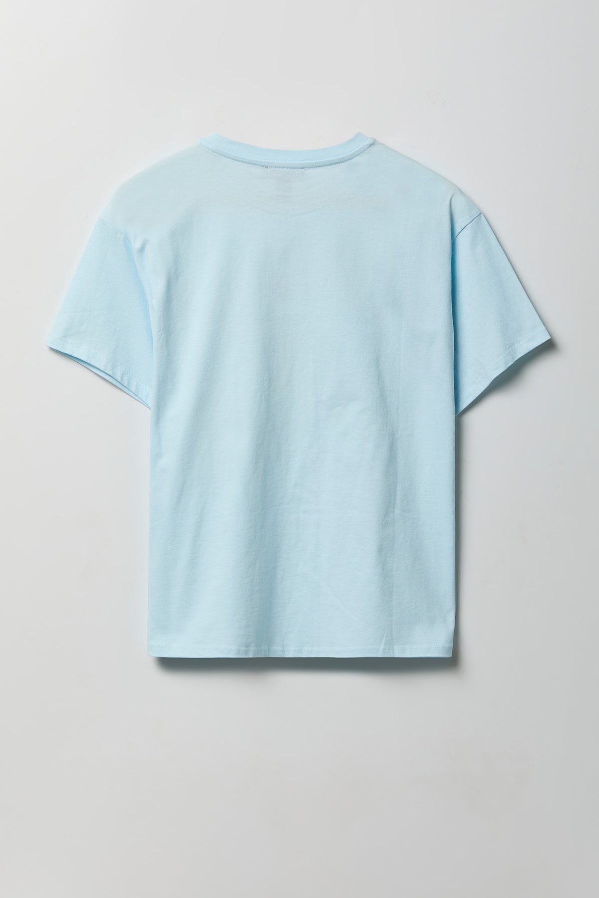 Alt View 3. Cocktail Graphic Boyfriend T-Shirt - Light Blue