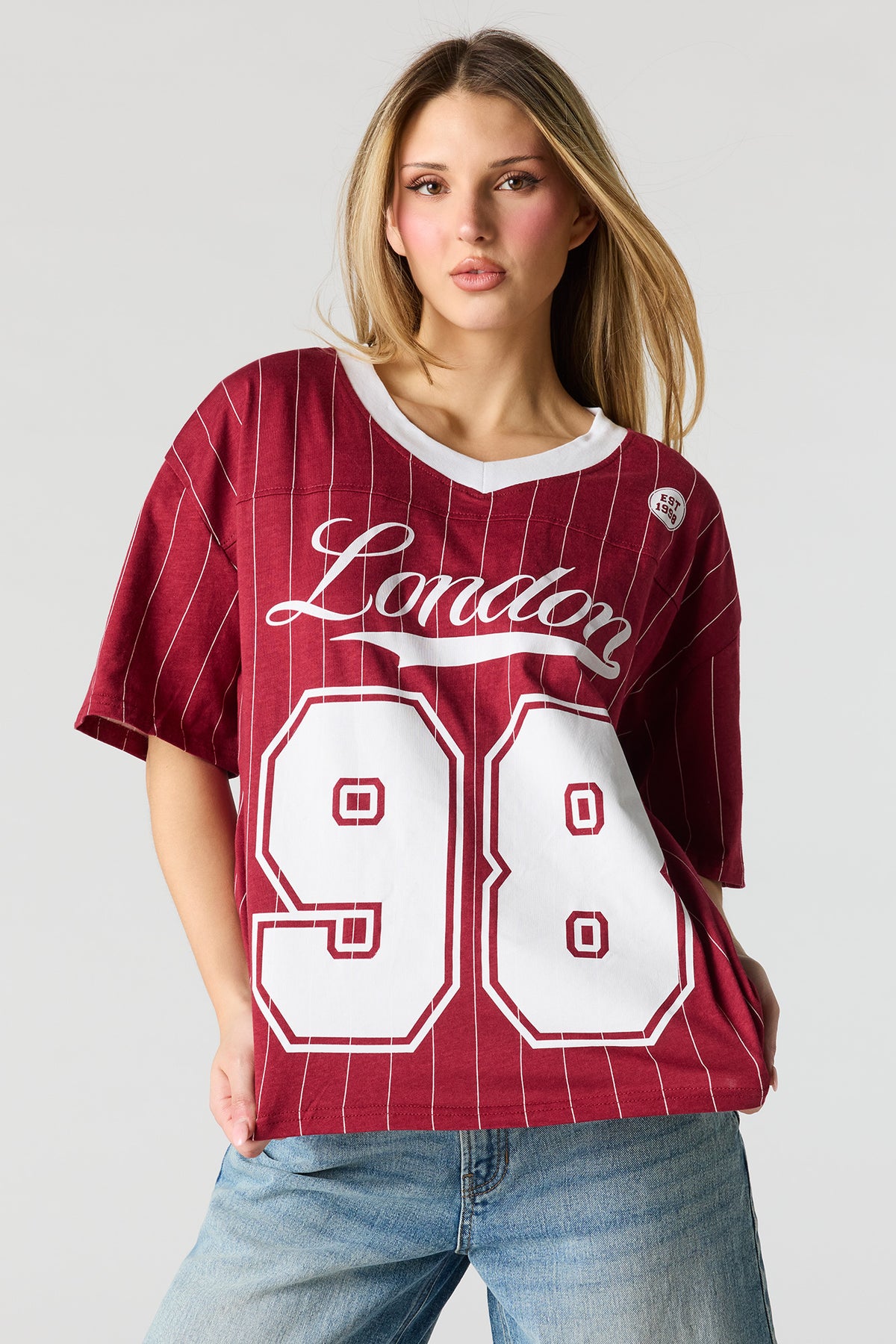 Jersey Graphic T-Shirt - Red
