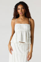 Ruffle Babydoll Tank