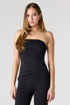 Heavy Contour Asymmetrical Tube Top