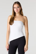 Heavy Contour Asymmetrical Tube Top