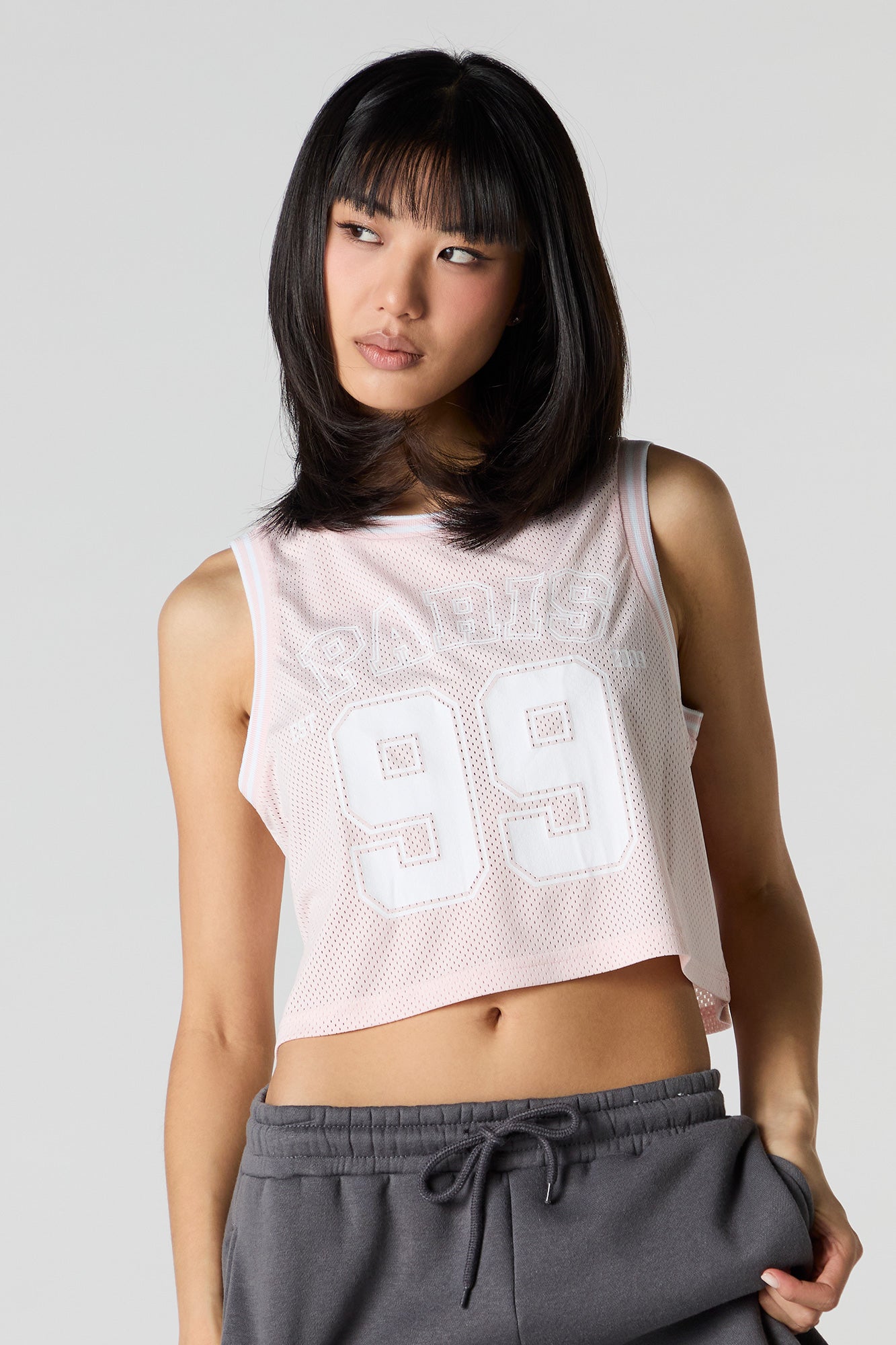 Graphic Mesh Cropped Jersey – Charlotte Russe Graphic Mesh Cropped Jersey – Charlotte Russe