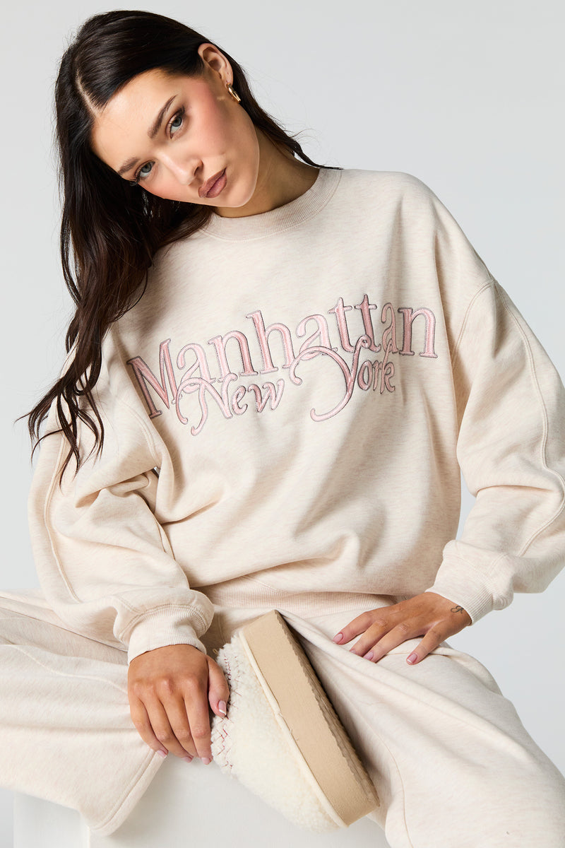 Embroidered Destination Sweatshirt