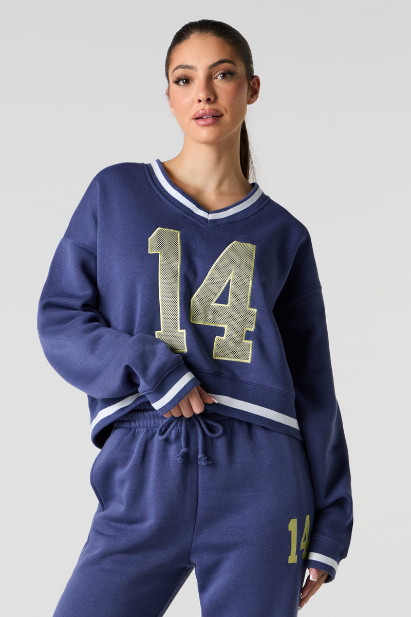 Chenille Embroidered Destination Sweatshirt