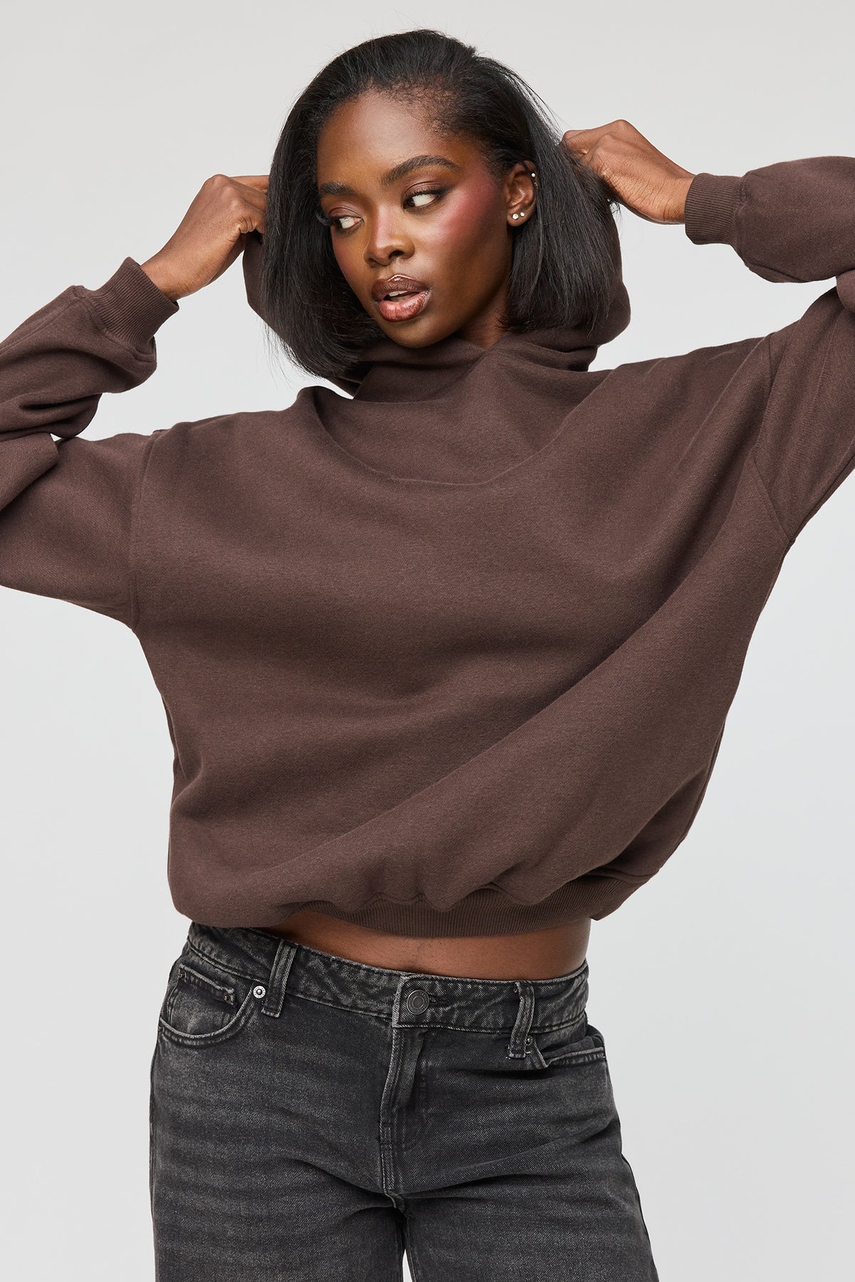 Luxe Fleece Favourite Hoodie - Brown