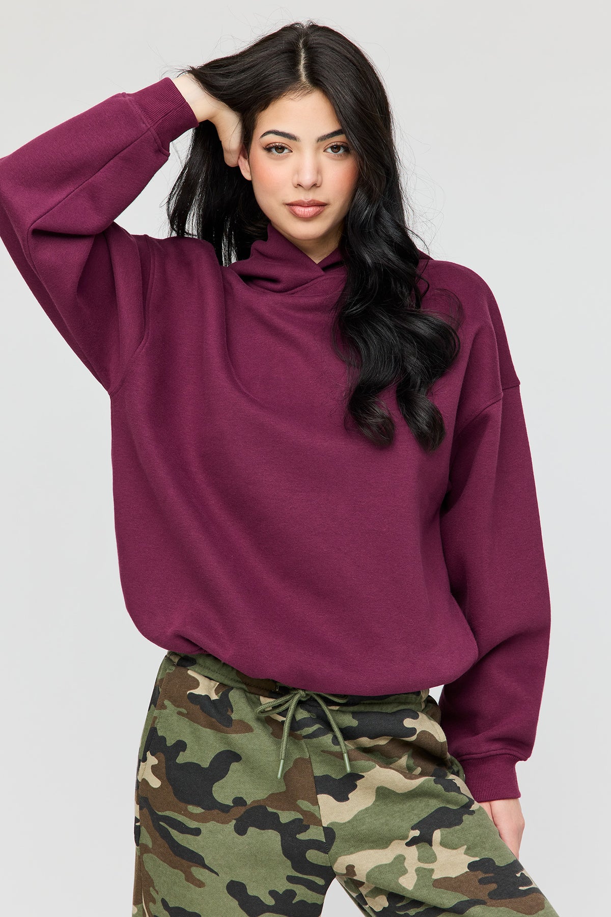 Luxe Fleece Favourite Hoodie - Purple