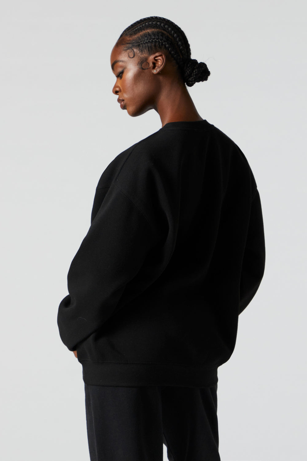 Oversized Fleece Crewneck Sweatshirt Oversized Fleece Crewneck Sweatshirt 5