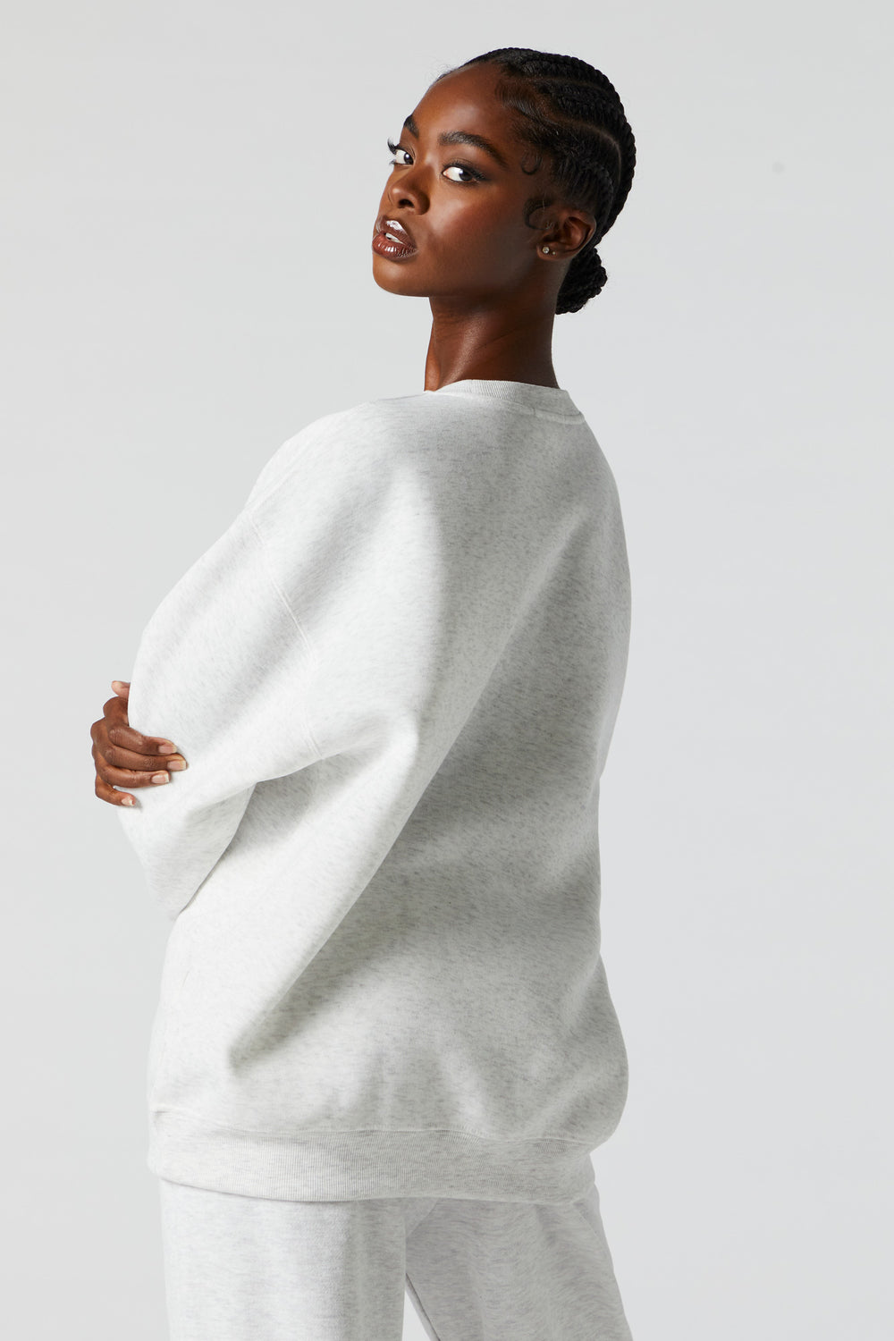 Oversized Fleece Crewneck Sweatshirt Oversized Fleece Crewneck Sweatshirt 11
