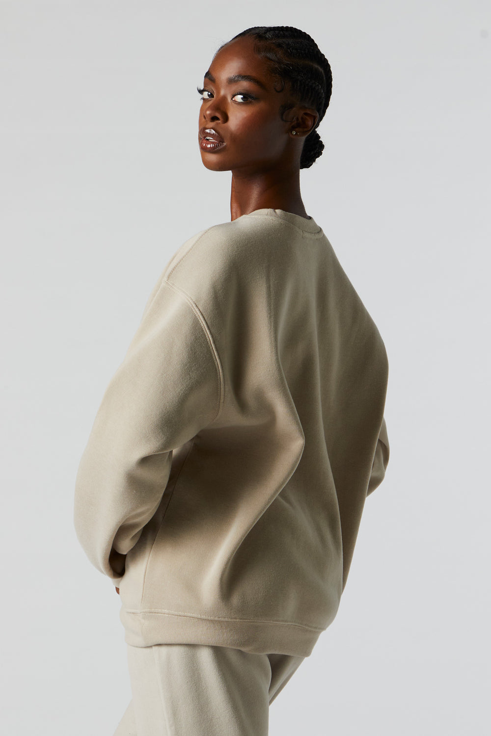 Oversized Fleece Crewneck Sweatshirt Oversized Fleece Crewneck Sweatshirt 14