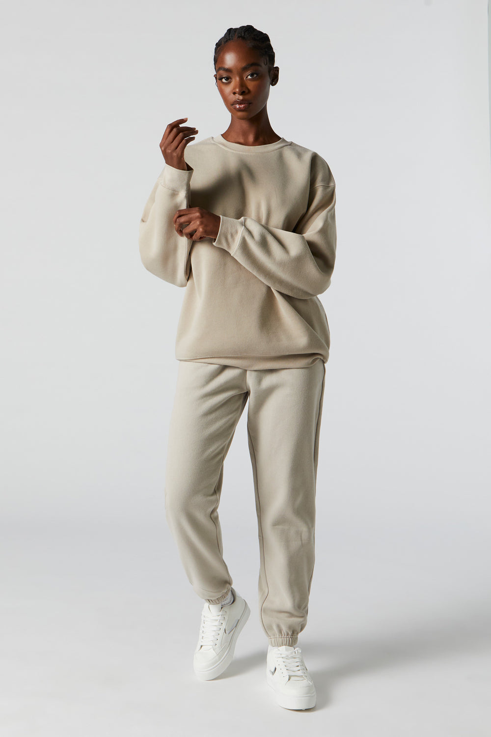Oversized Fleece Crewneck Sweatshirt Oversized Fleece Crewneck Sweatshirt 15