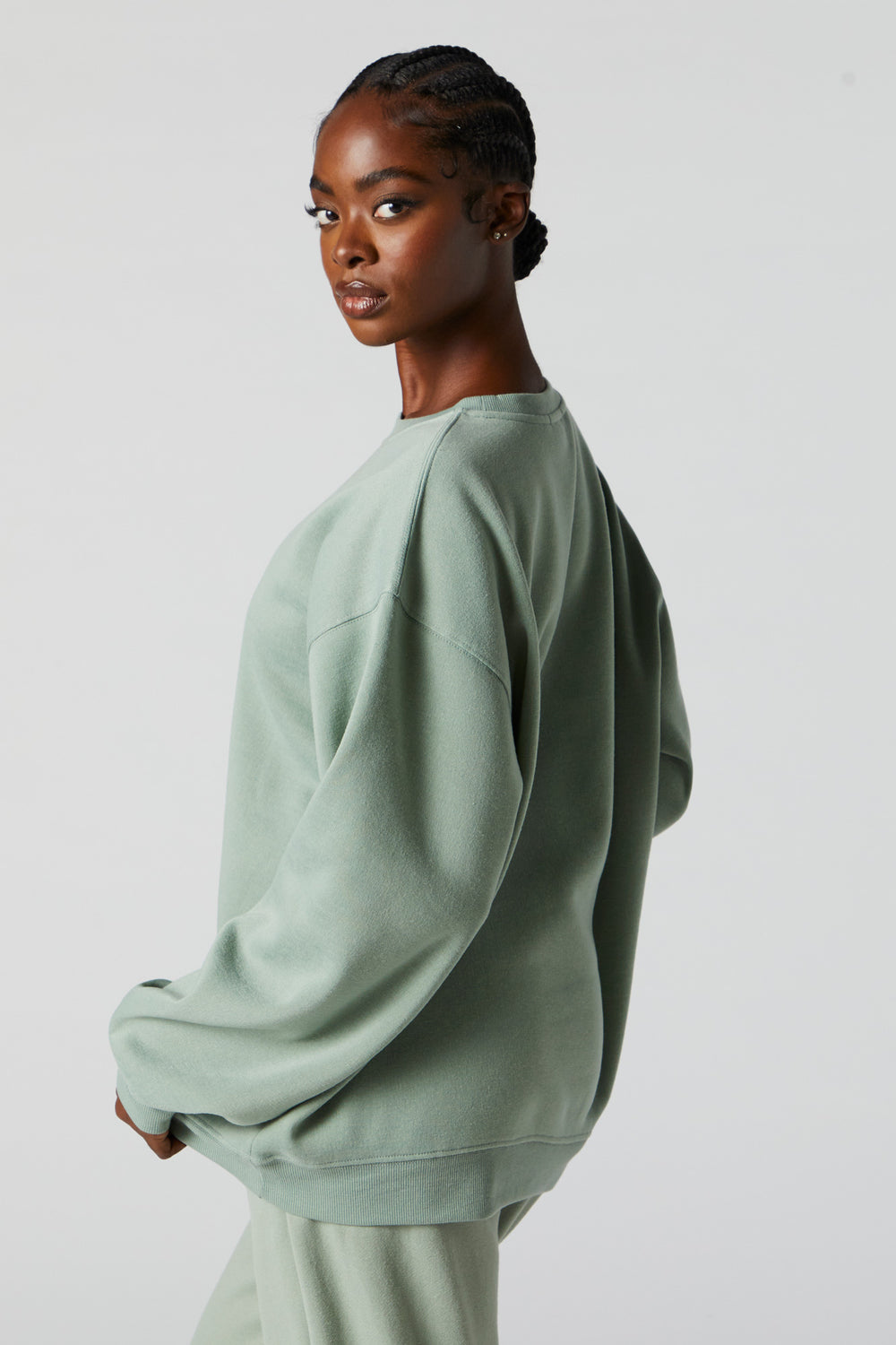 Oversized Fleece Crewneck Sweatshirt Oversized Fleece Crewneck Sweatshirt 17
