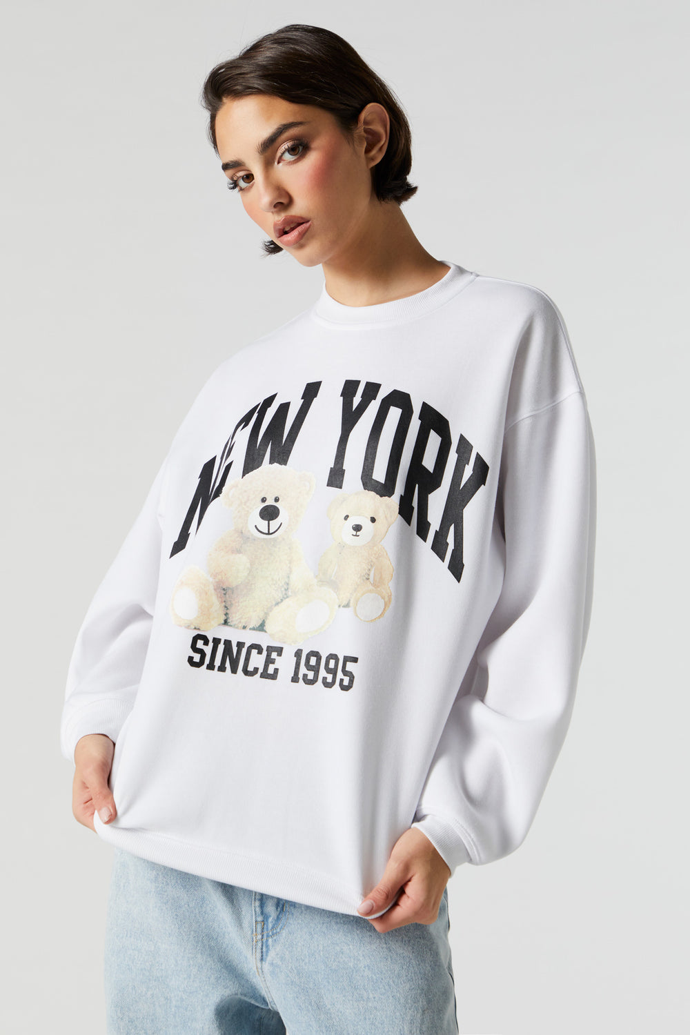New York Graphic Fleece Sweatshirt New York Graphic Fleece Sweatshirt 1