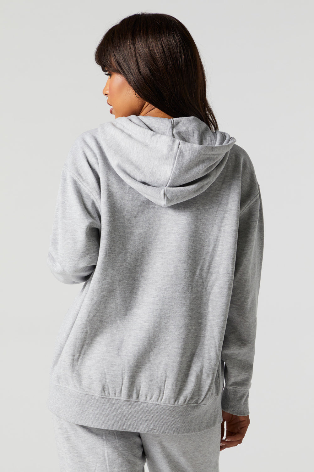 Oversized Fleece Zip-Up Hoodie Oversized Fleece Zip-Up Hoodie 9