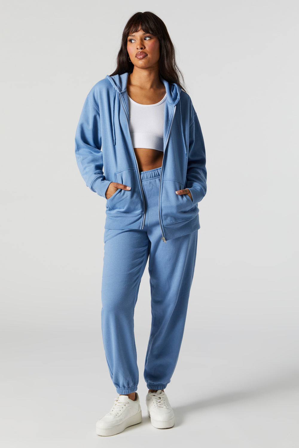 Oversized Fleece Zip-Up Hoodie Oversized Fleece Zip-Up Hoodie 19
