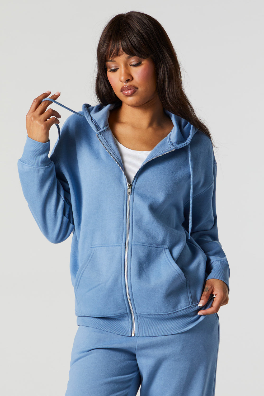 Oversized Fleece Zip-Up Hoodie Oversized Fleece Zip-Up Hoodie 17