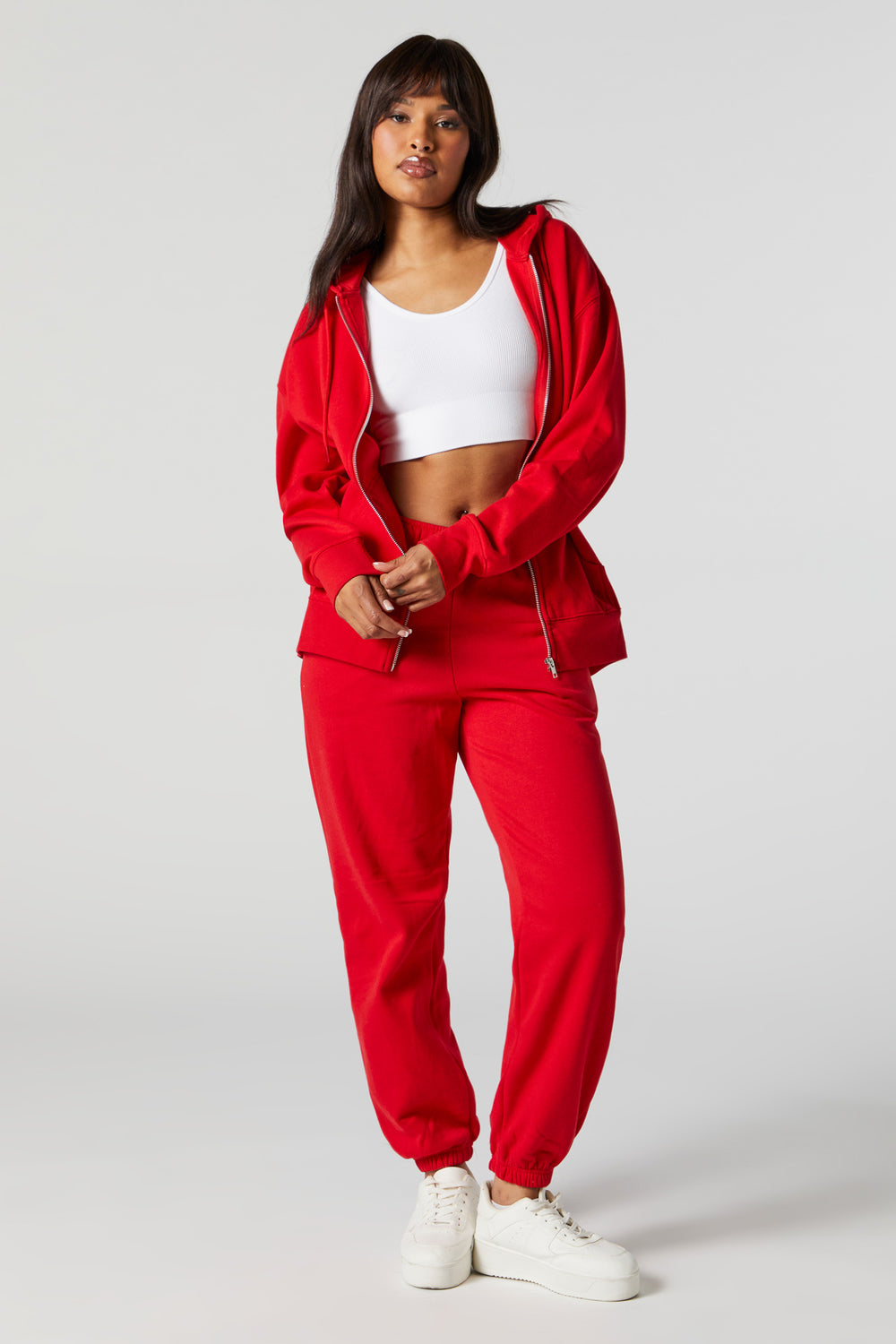 Oversized Fleece Zip-Up Hoodie Oversized Fleece Zip-Up Hoodie 22