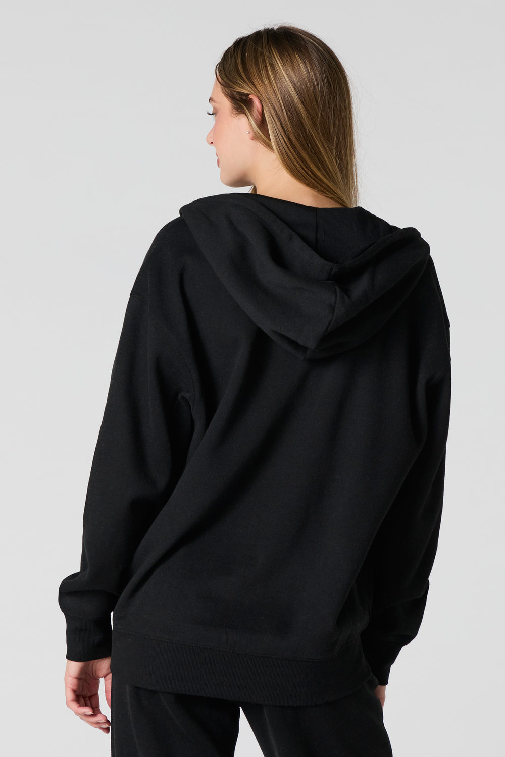 Oversized Zip-Up Fleece Hoodie Oversized Zip-Up Fleece Hoodie 5