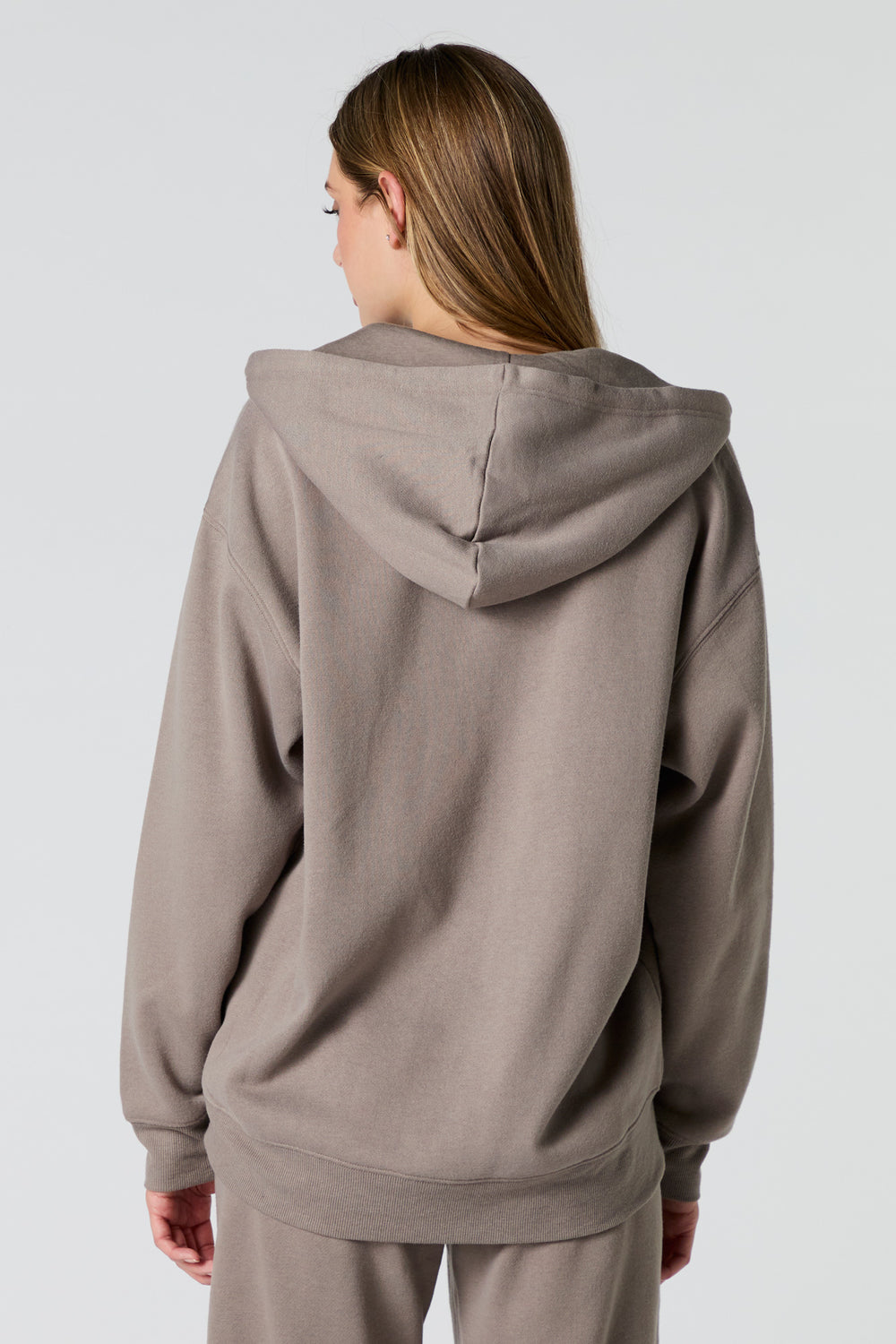 Oversized Zip-Up Fleece Hoodie Oversized Zip-Up Fleece Hoodie 20