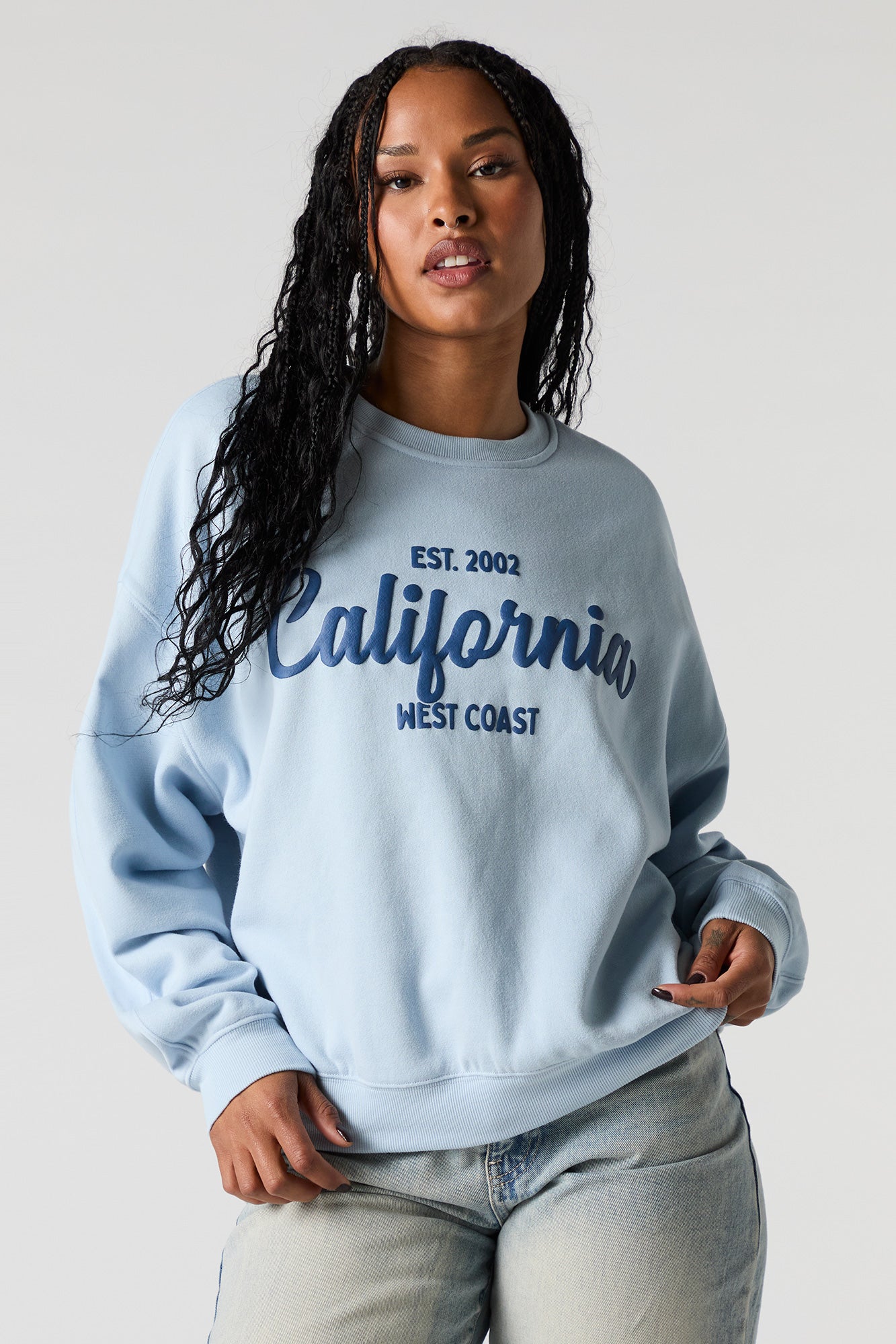 California Puff Print Fleece Sweatshirt