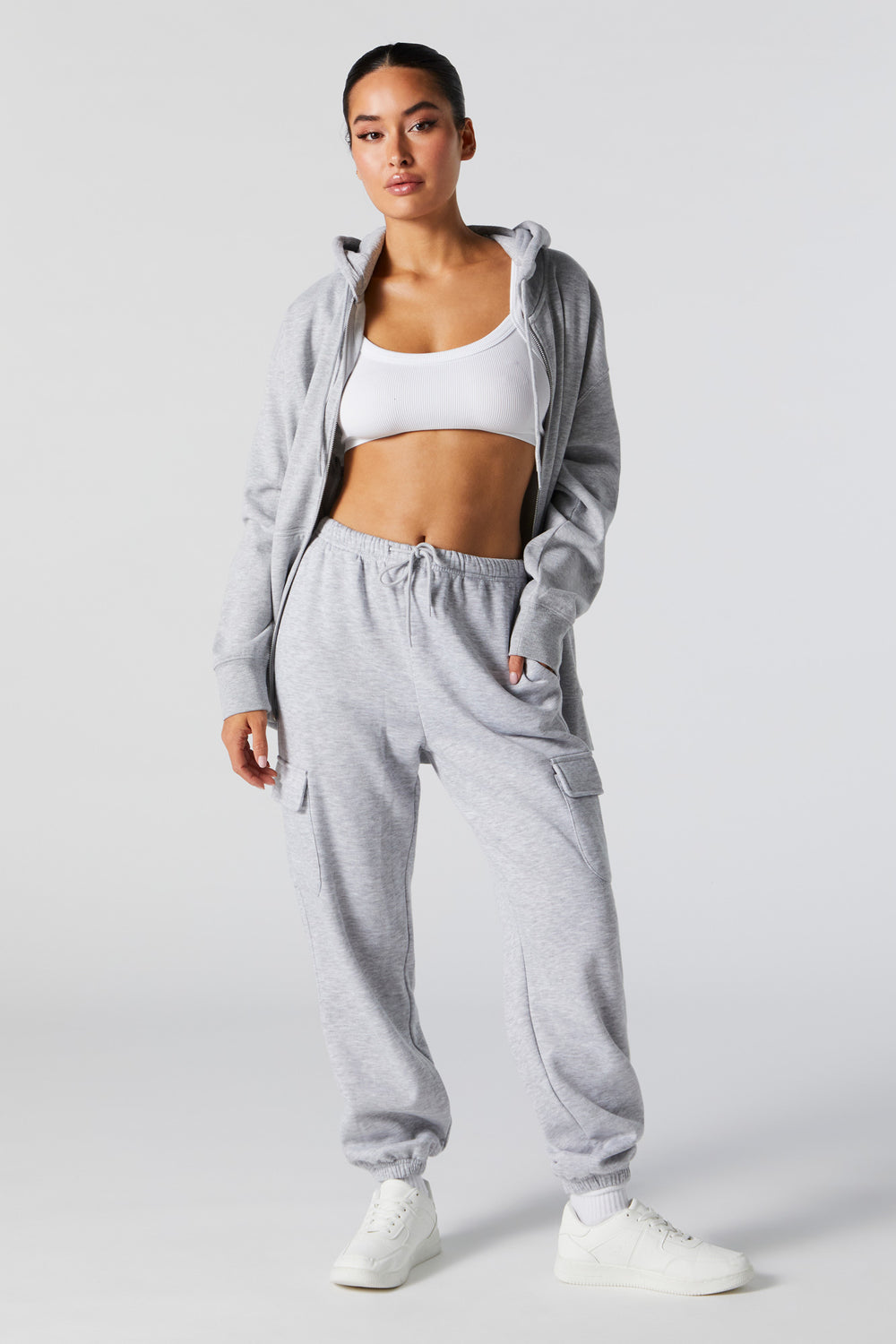 Oversized Soft Fleece Zip-Up Hoodie Oversized Soft Fleece Zip-Up Hoodie 10