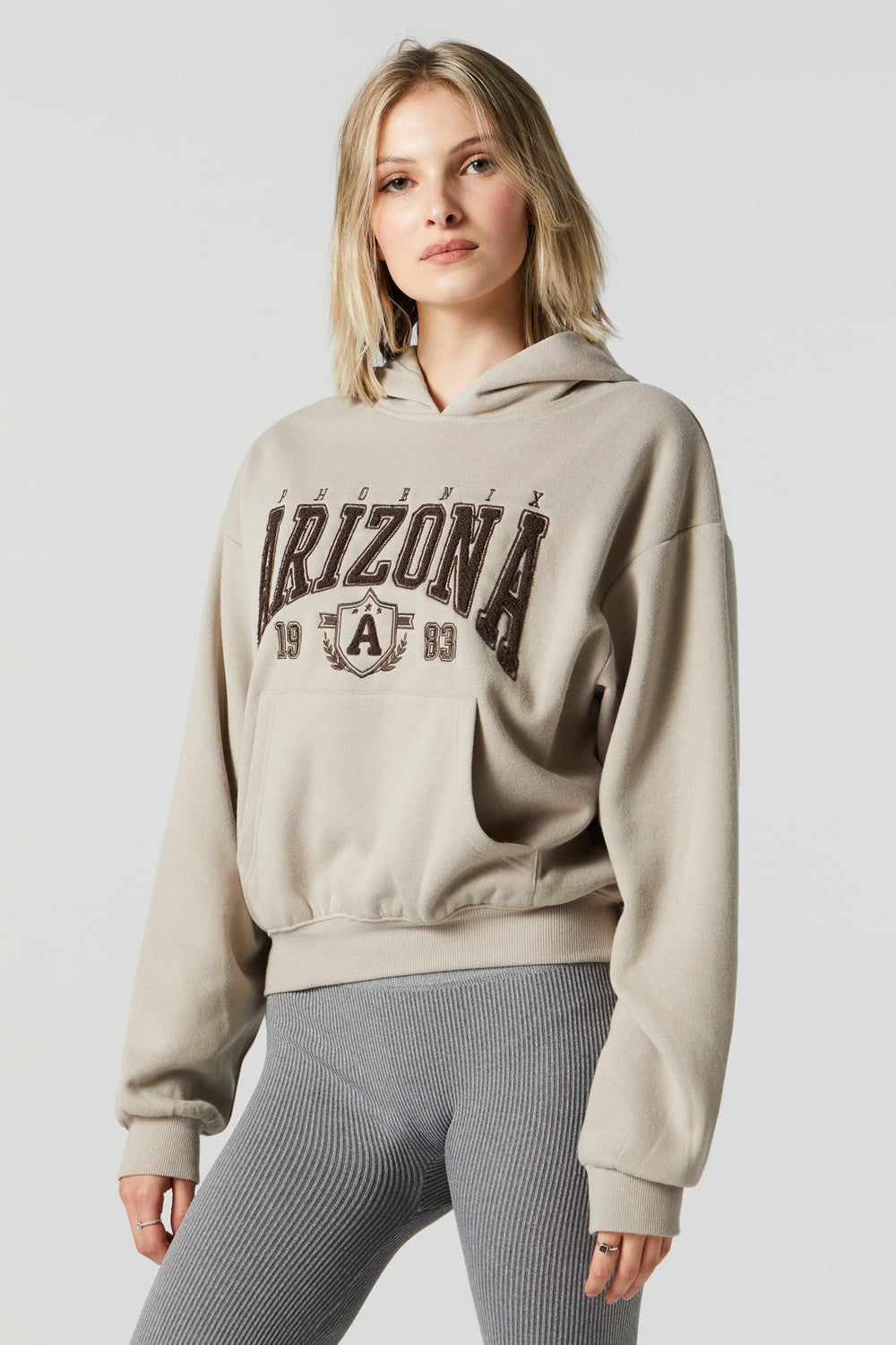Arizona Chenille Embroidered Fleece Hoodie Arizona Chenille Embroidered Fleece Hoodie 1