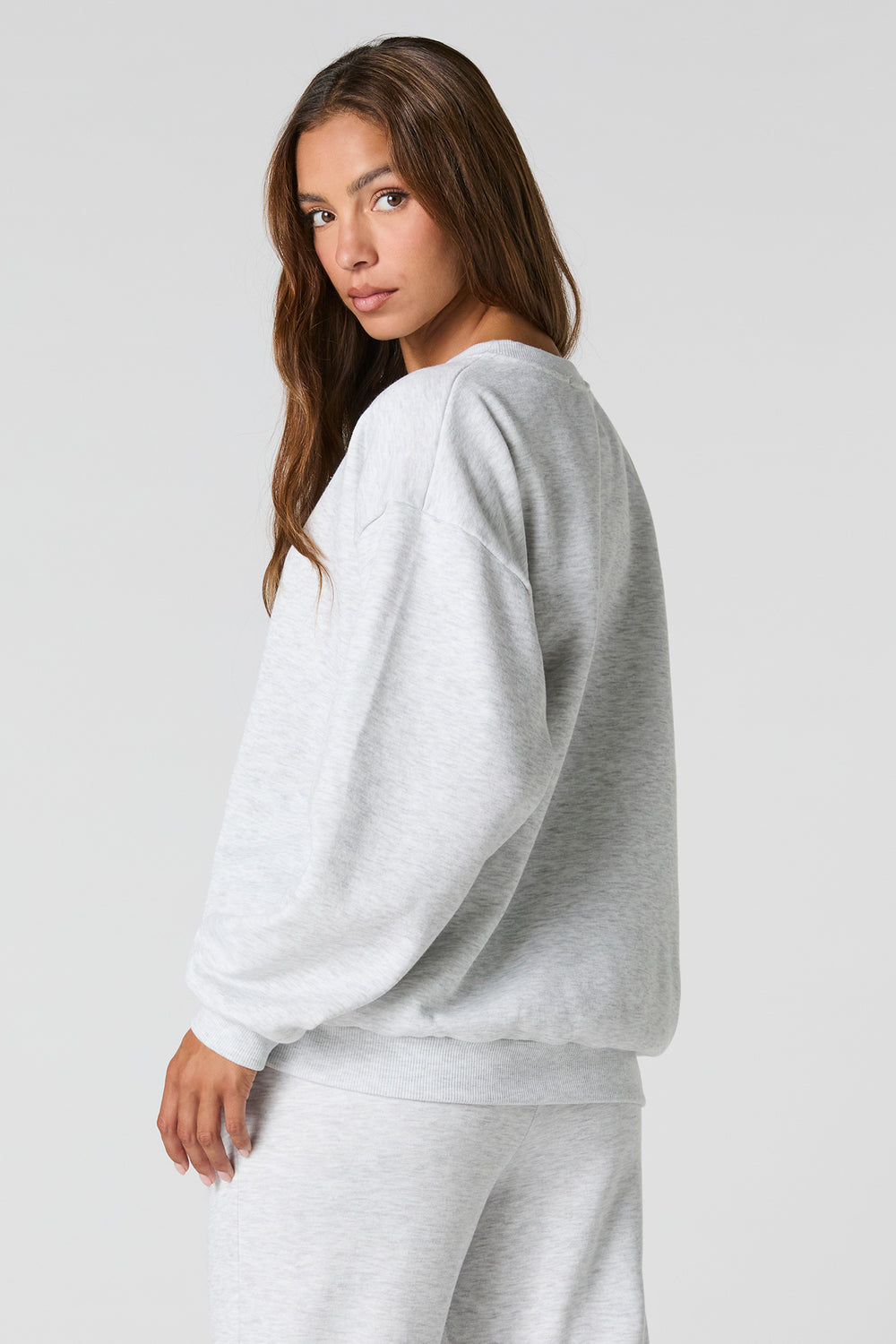 Oversized Fleece Sweatshirt Oversized Fleece Sweatshirt 12