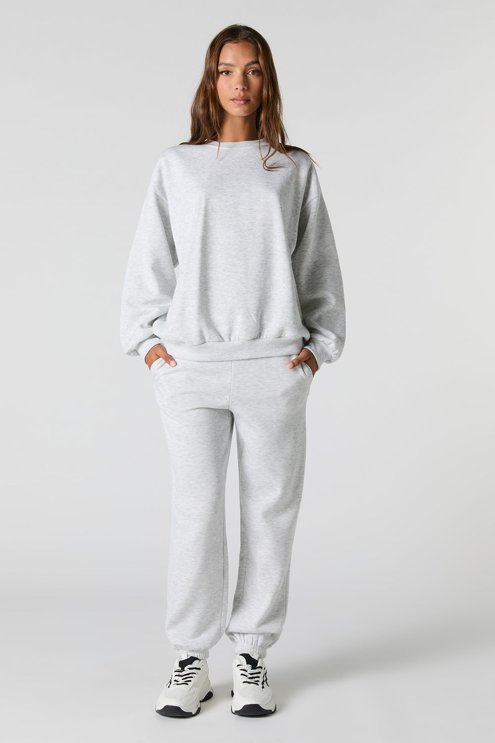 Oversized Fleece Sweatshirt Oversized Fleece Sweatshirt 13