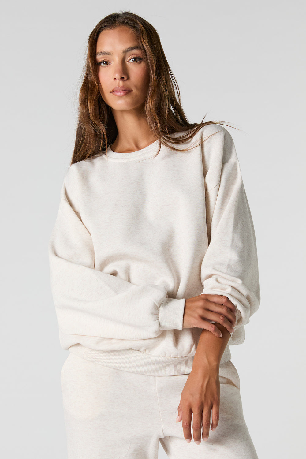 Oversized Fleece Sweatshirt Oversized Fleece Sweatshirt 17