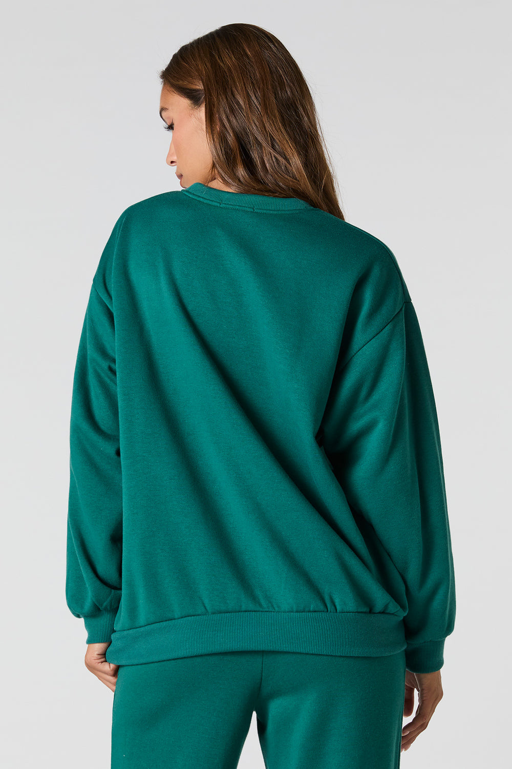 Oversized Fleece Sweatshirt Oversized Fleece Sweatshirt 2