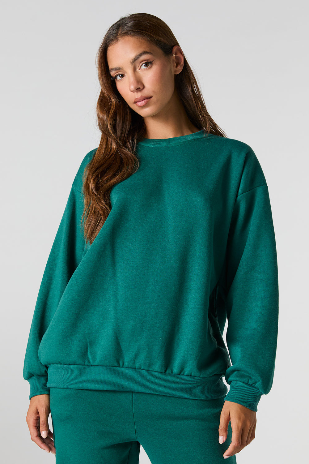 Oversized Fleece Sweatshirt Oversized Fleece Sweatshirt 4