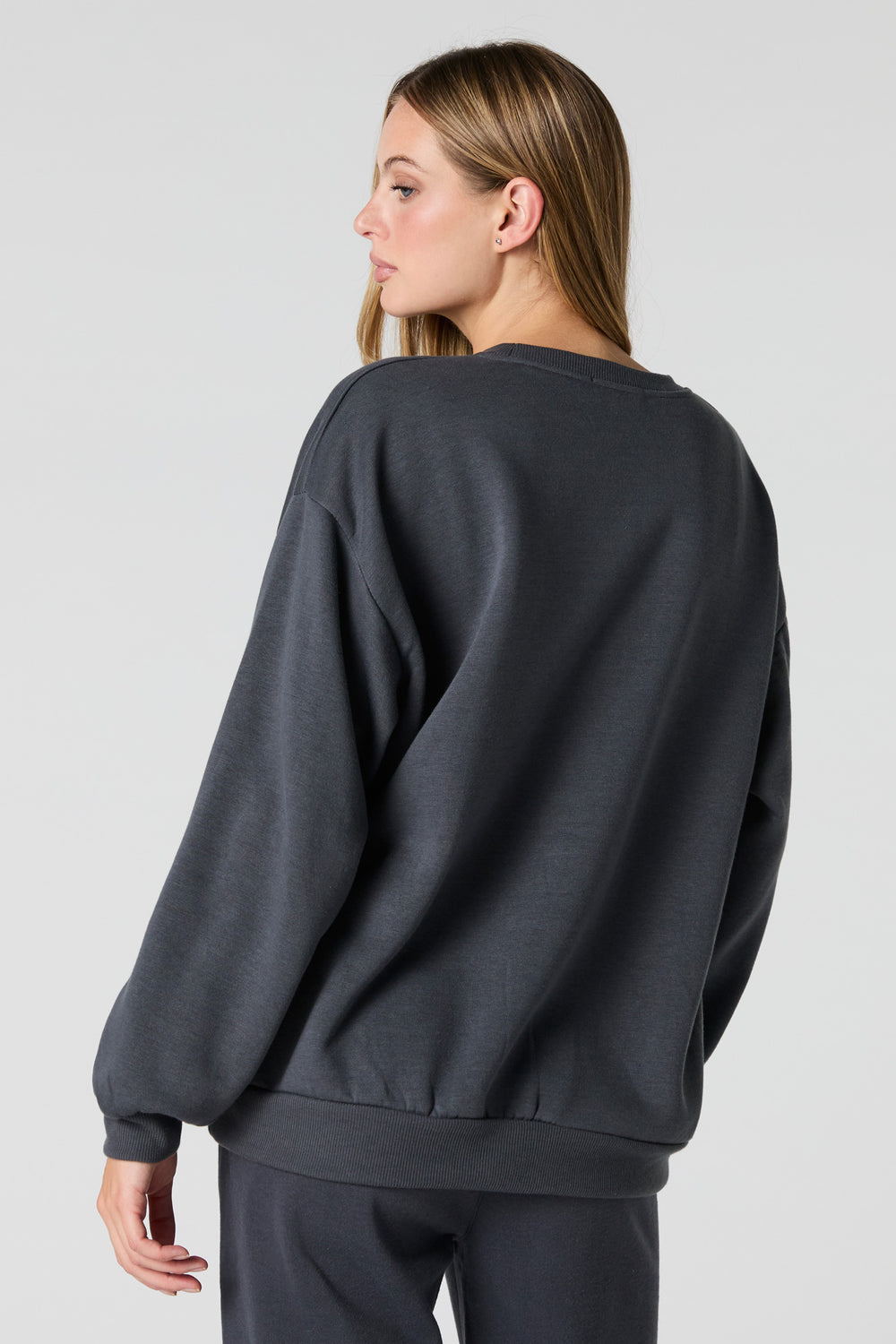 Oversized Fleece Sweatshirt Oversized Fleece Sweatshirt 8