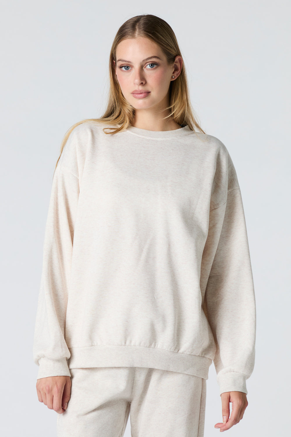 Oversized Fleece Sweatshirt Oversized Fleece Sweatshirt 16