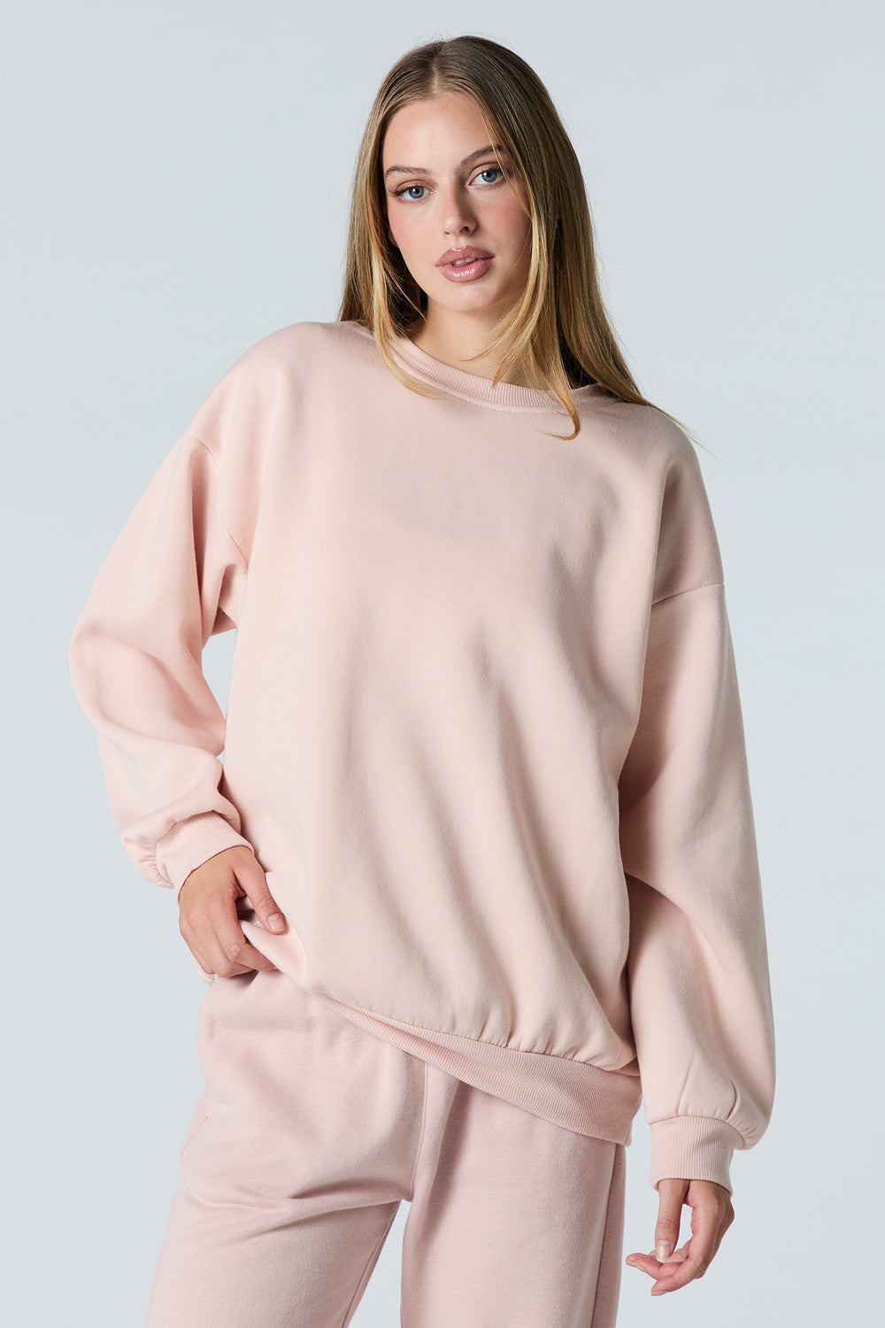 Oversized Fleece Sweatshirt Oversized Fleece Sweatshirt 1