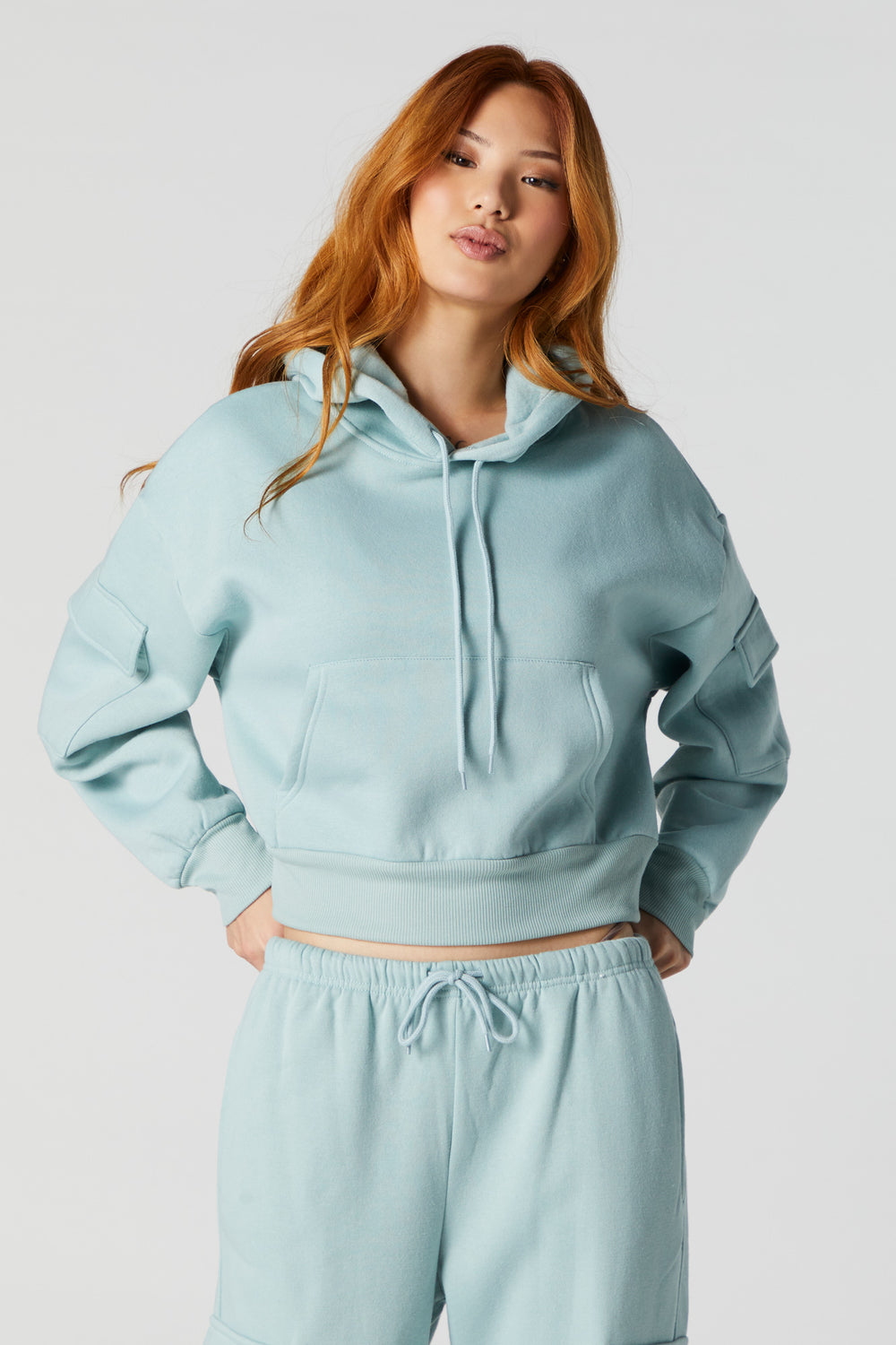 Fleece Cargo Hoodie Fleece Cargo Hoodie 1