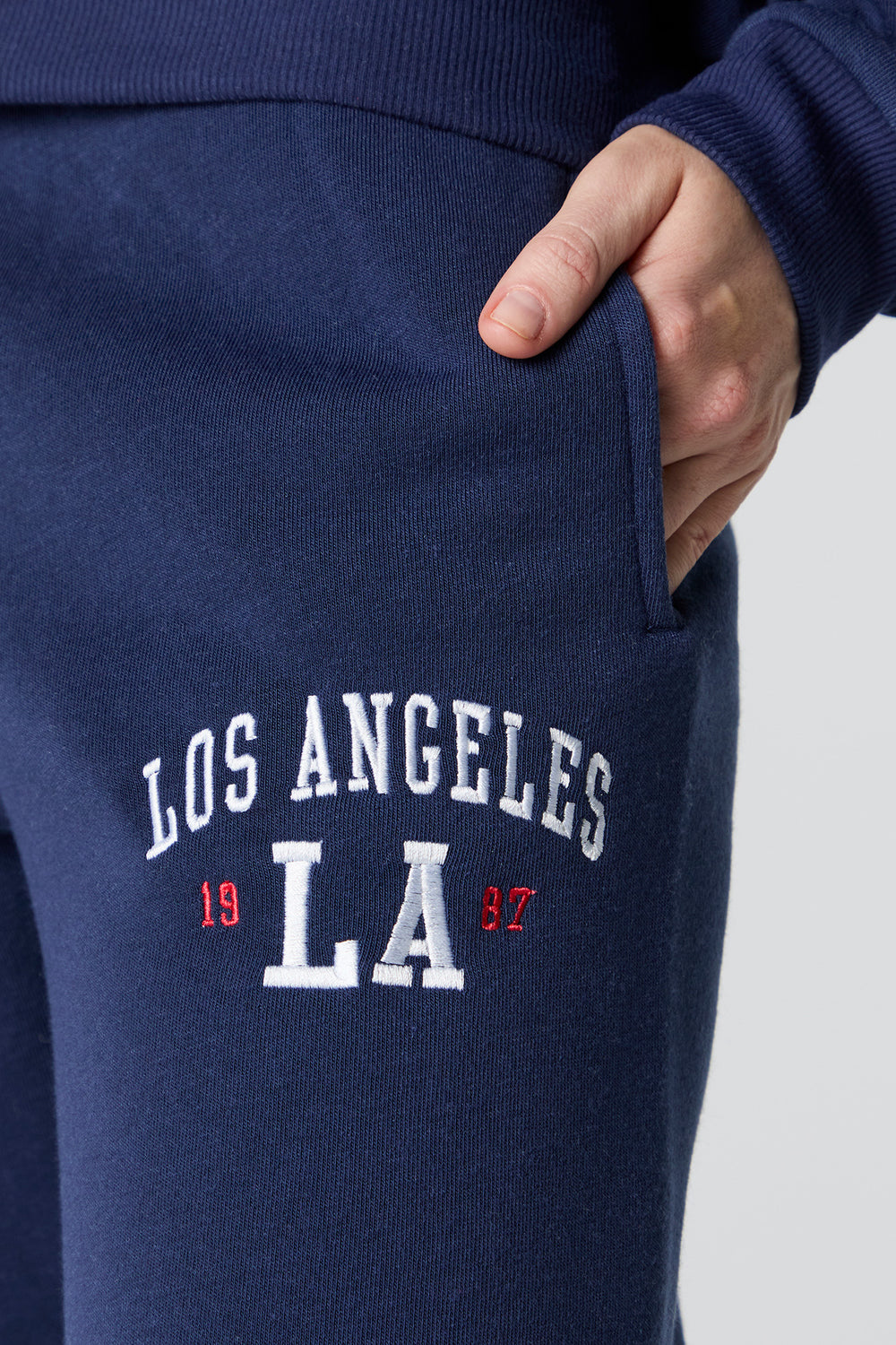 Los Angeles Embroidered Fleece Everyday Jogger Los Angeles Embroidered Fleece Everyday Jogger 4