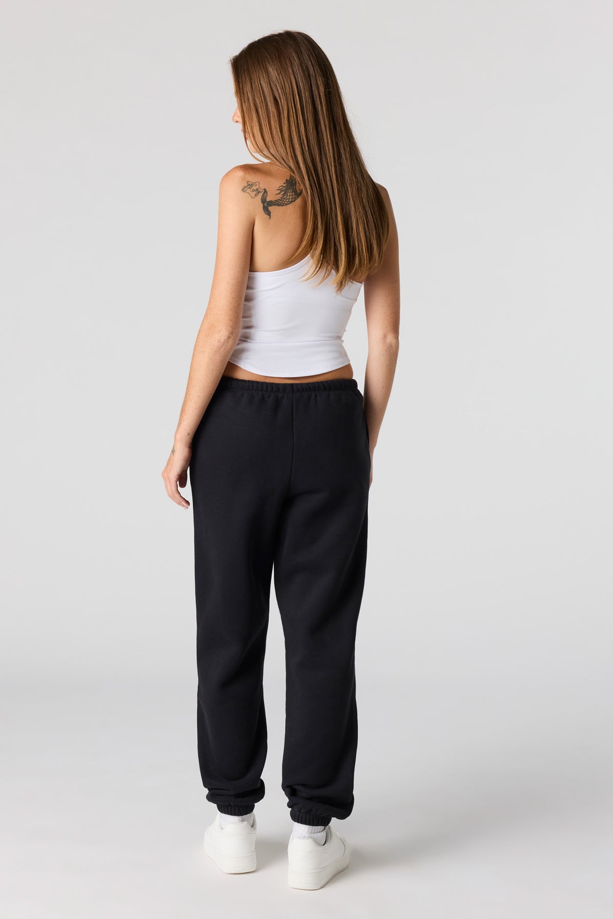 Alt View 6. Luxe Fleece Jogger - Grey Blue