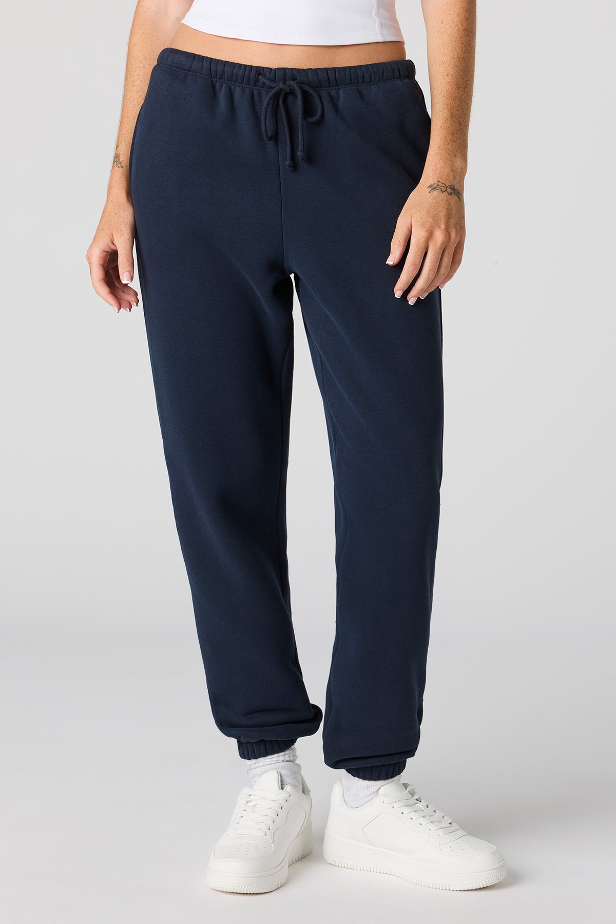 Alt View 2. Luxe Fleece Jogger - Dark Blue