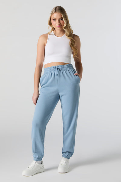 Coloured Soft Fleece High-Rise Jogger – Charlotte Russe