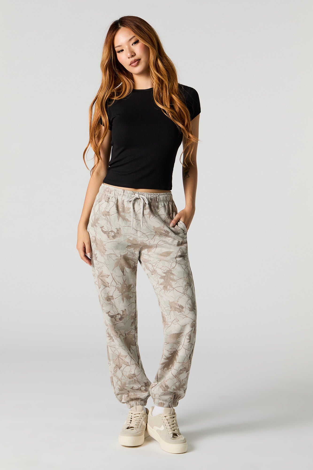 Everyday Camo Print Fleece Jogger