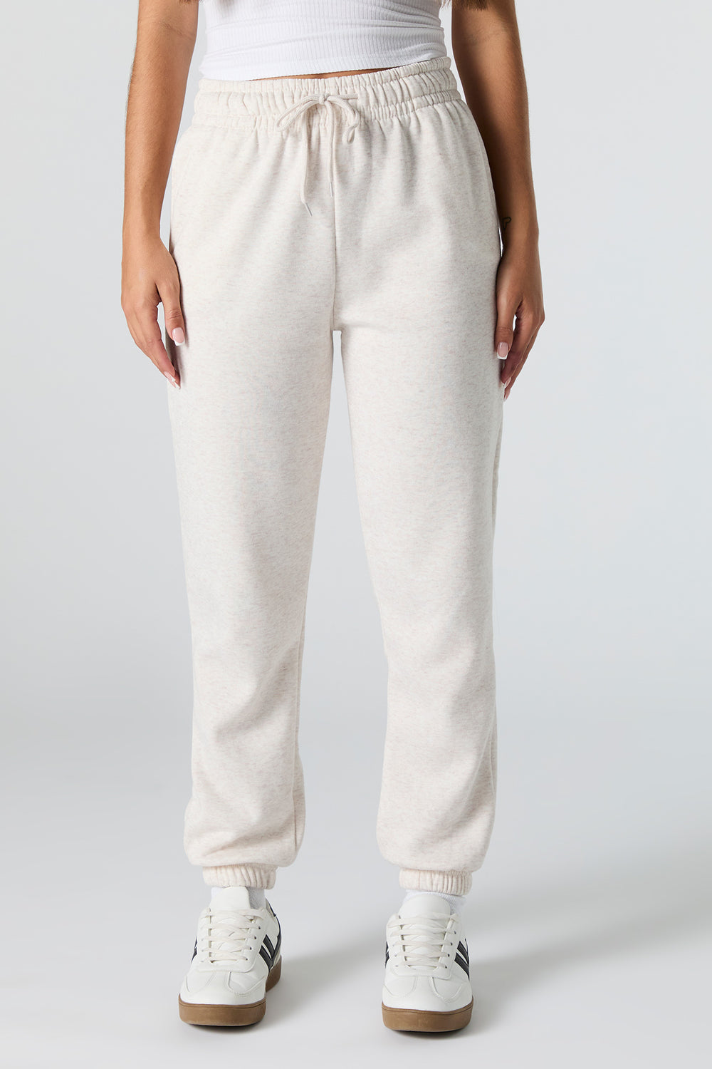 High Rise Solid Fleece Jogger High Rise Solid Fleece Jogger 15