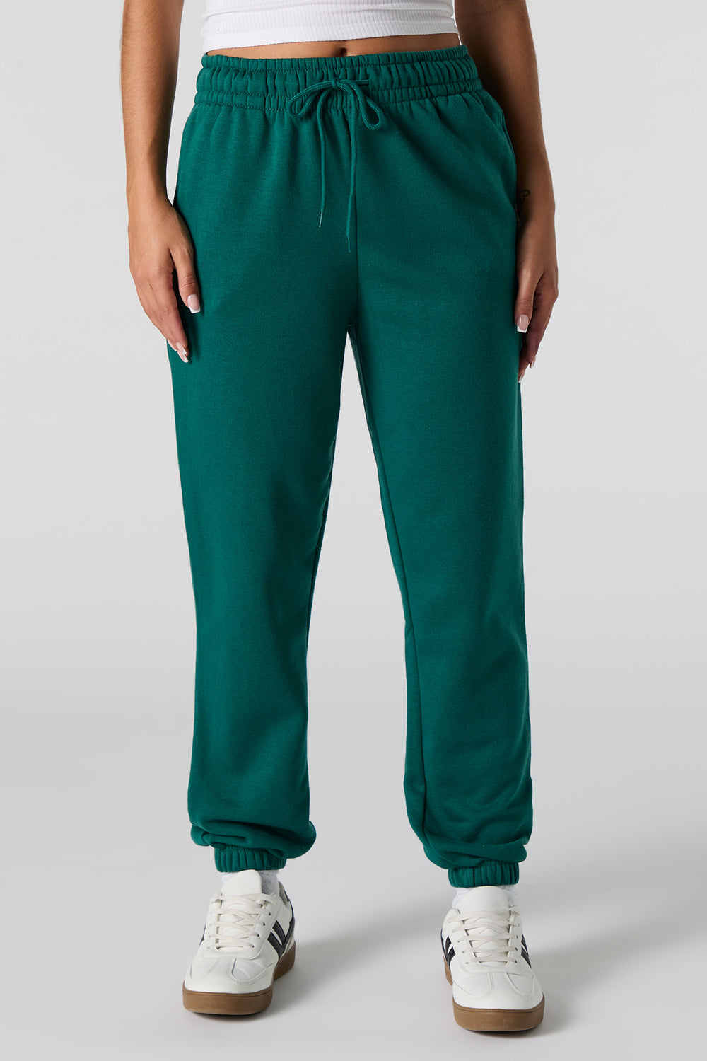 High Rise Solid Fleece Jogger High Rise Solid Fleece Jogger 17