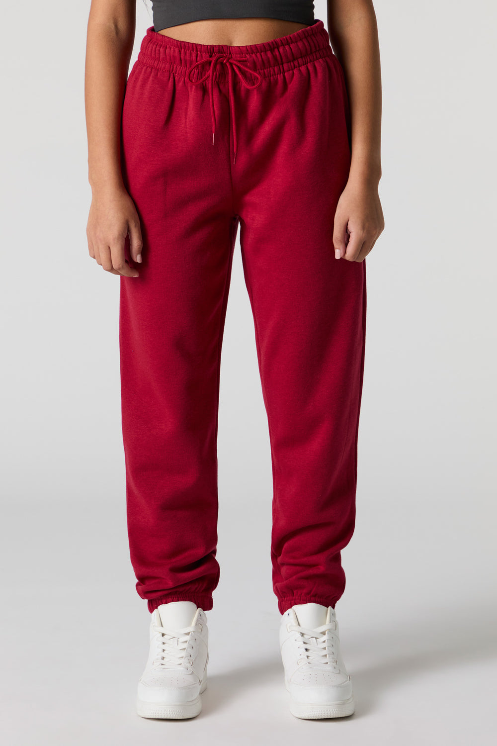 High Rise Solid Fleece Jogger High Rise Solid Fleece Jogger 20