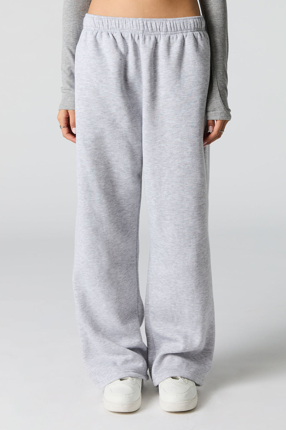 Solid Fleece Wide Leg Sweatpant Solid Fleece Wide Leg Sweatpant 8