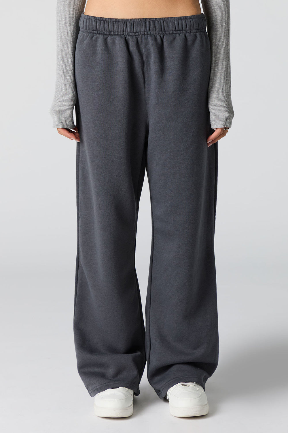 Solid Fleece Wide Leg Sweatpant Solid Fleece Wide Leg Sweatpant 11